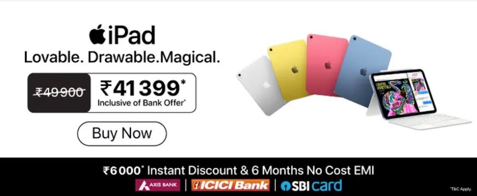 iPad A16 Reliance Digital Diwali Sale Deal banner image