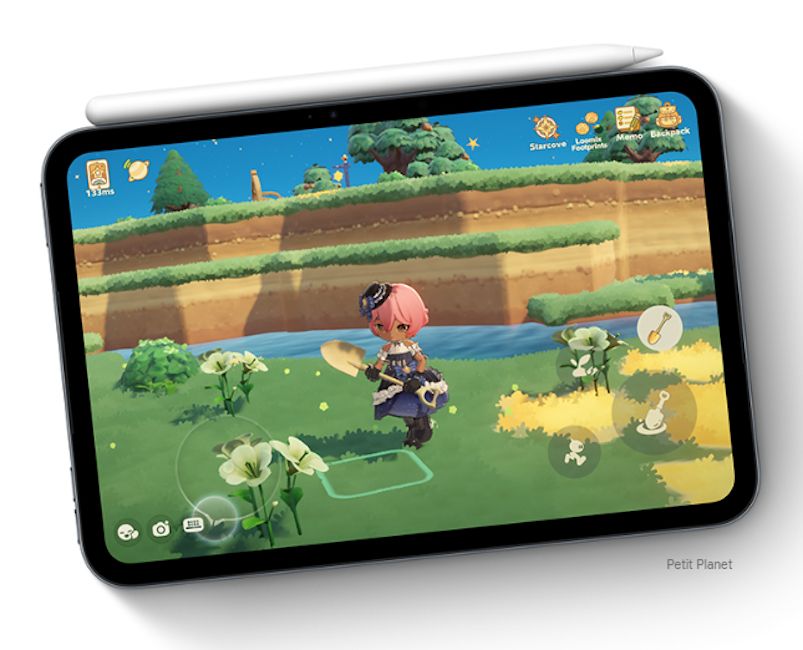 iPad Mini gaming showcased on OLED display iPad Mini gaming showcased on OLED display