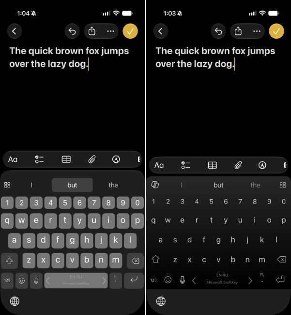 Using SwiftKey keyboard app on iPhone Using SwiftKey keyboard app on iPhone