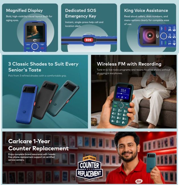 Itel Care specs at a glance