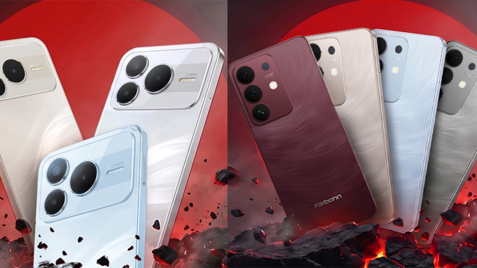 Karbonn Rebel series smartphones and colours Karbonn Rebel series smartphones and colours