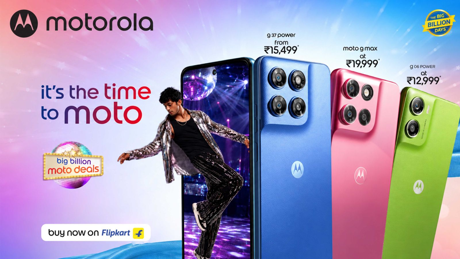 Motorola Flipkart Big Billion Days 2026 Sale Deals: Moto g37 Power, g Max and More Get Discounts Motorola Flipkart Big Billion Days 2026 Sale Deals: Moto g37 Power, g Max and More Get Discounts