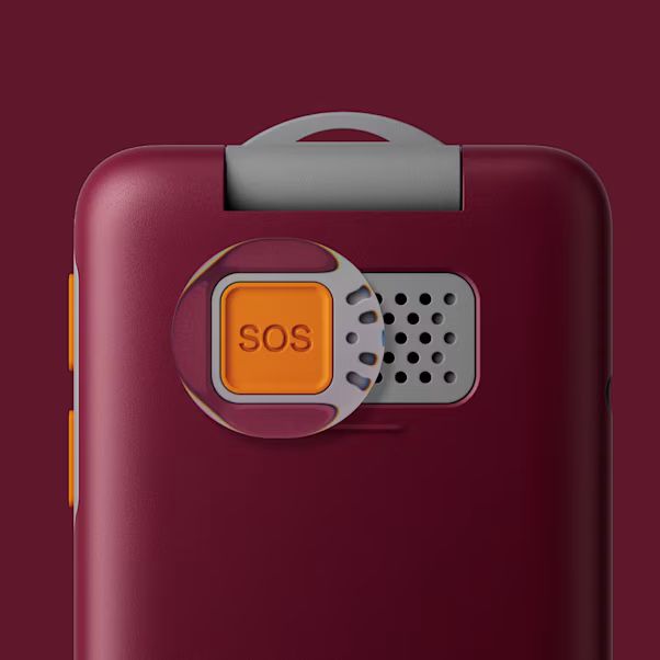 HMD Nokia 2360 SOS button at the back