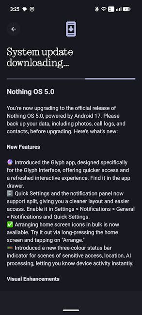 Nothing OS 5.0 stable update rolls out for Nothing Phone 3 screenshot Nothing OS 5.0 stable update rolls out for Nothing Phone 3 screenshot
