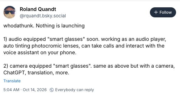 screenshot showing leaked information about Nothing Smart Glass screenshot showing leaked information about Nothing Smart Glass