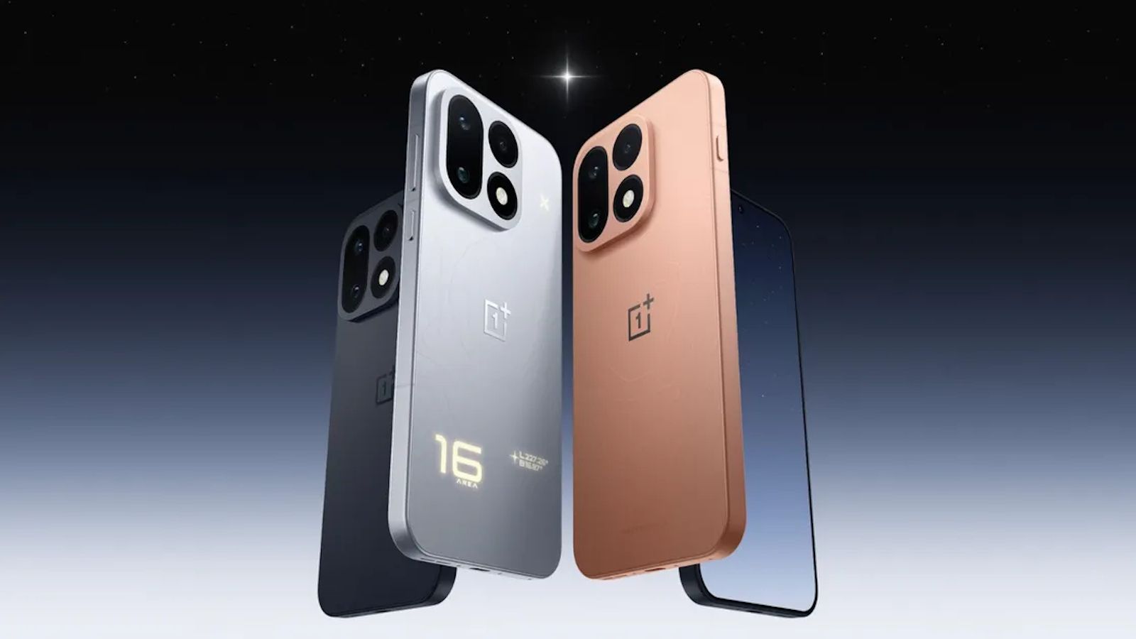 OnePlus 16 three colour options showcased OnePlus 16 three colour options showcased