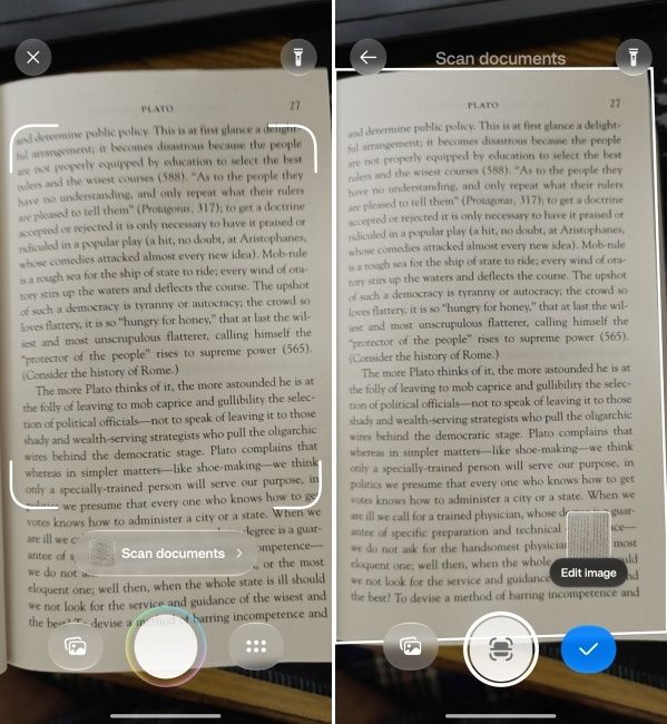 OSee feature on ColorOS 17 scanning documents