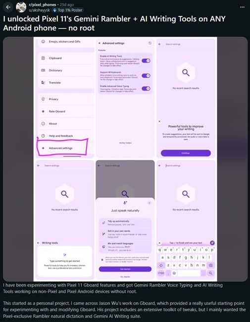 Pixel 11 Rambler feature on all Android phones post Pixel 11 Rambler feature on all Android phones post