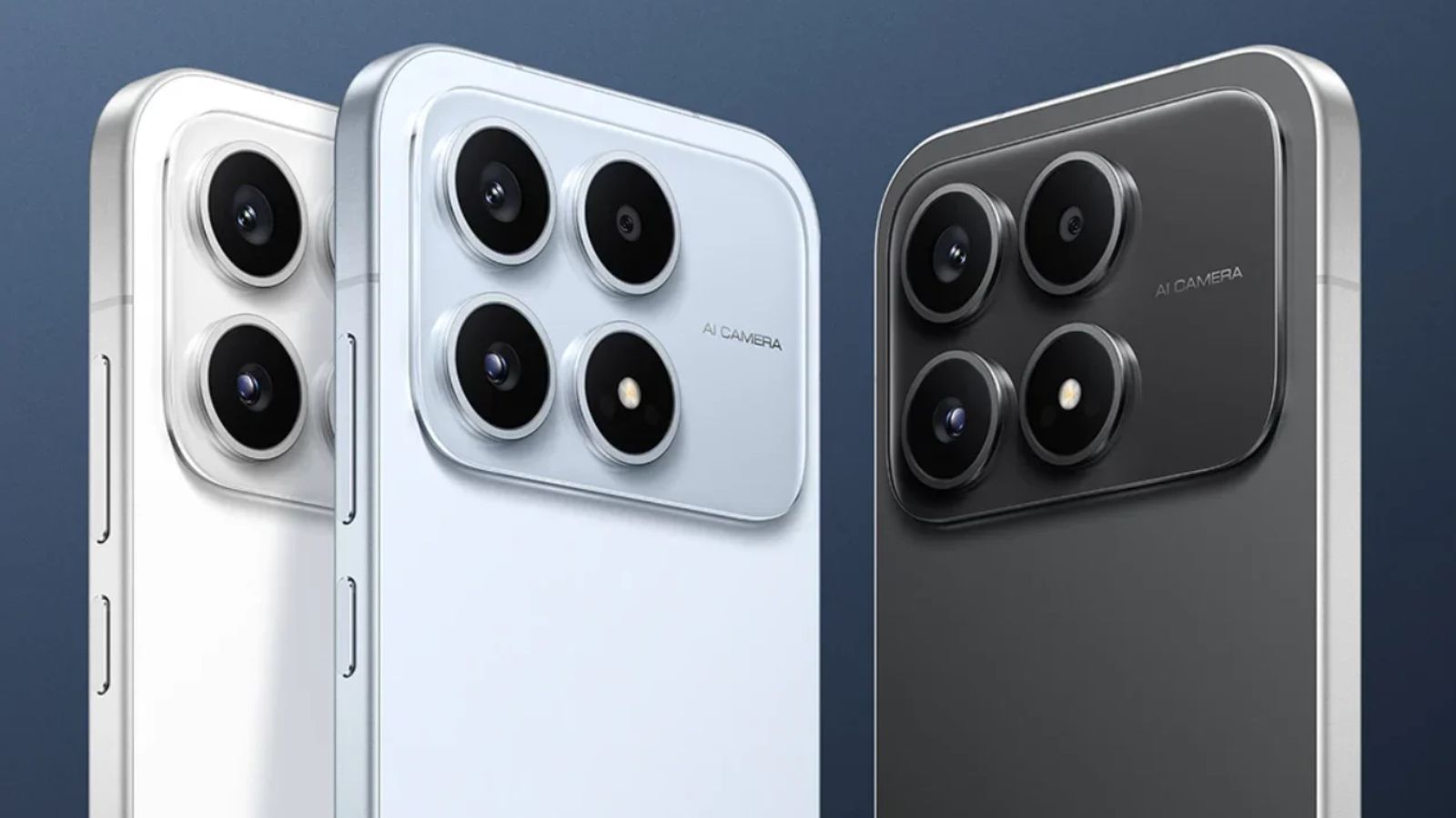 Poco X8s camera module design close up