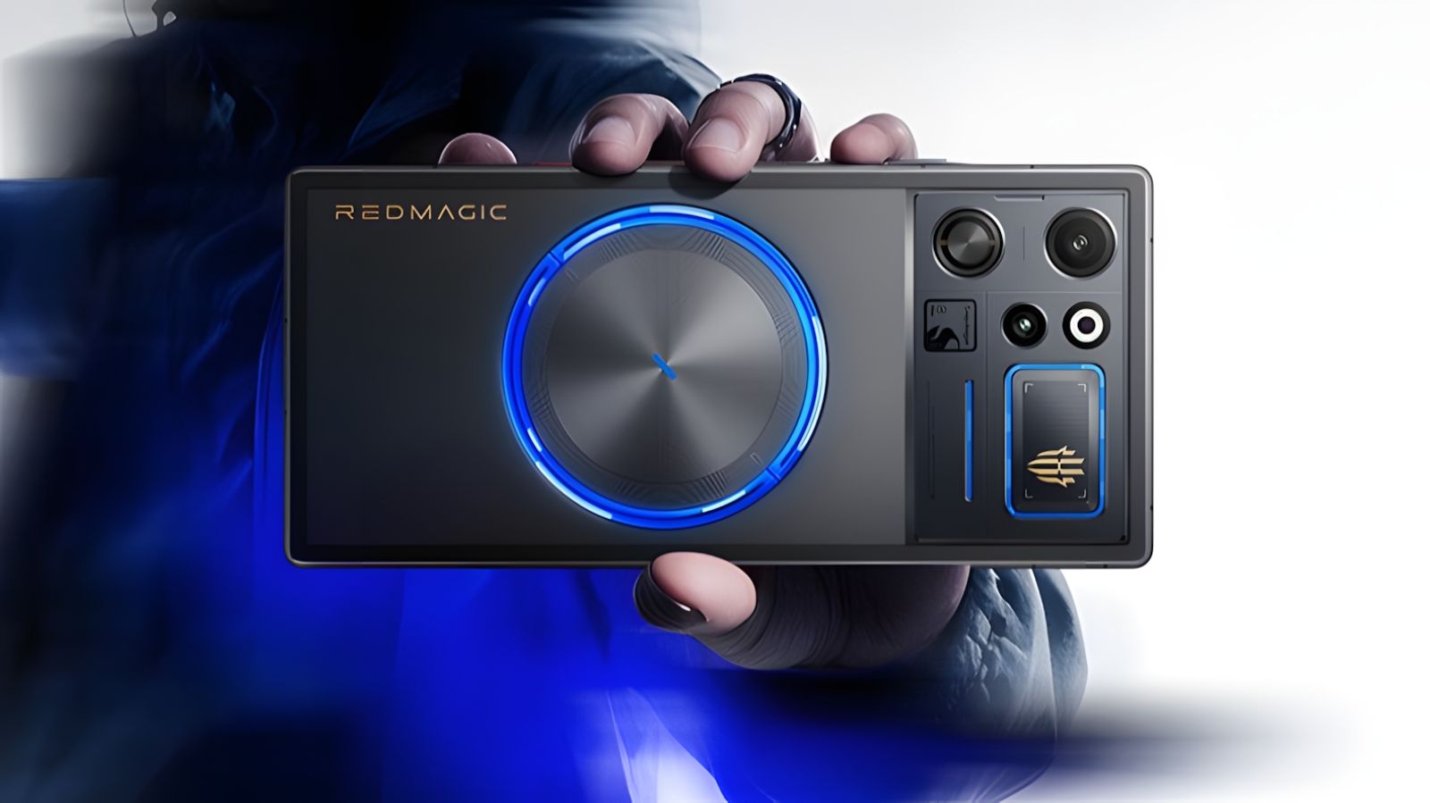 RedMagic 12 Pro+ in black from the back