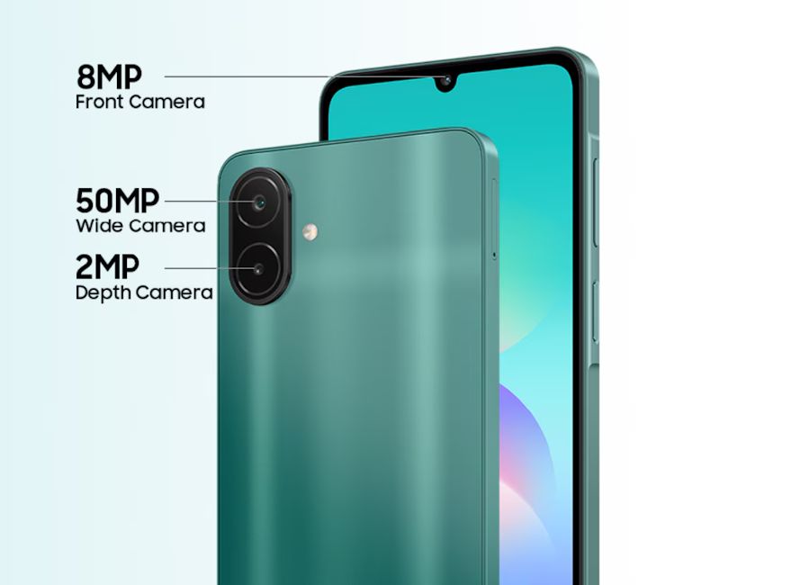 Galaxy A08 4G cameras showcased