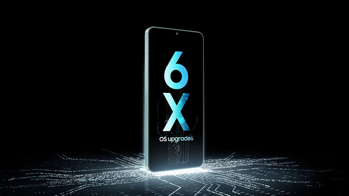 Galaxy A08 4G OS updates showcased