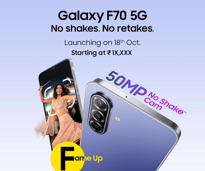 Samsung Galaxy F70 launch date out and price hinted