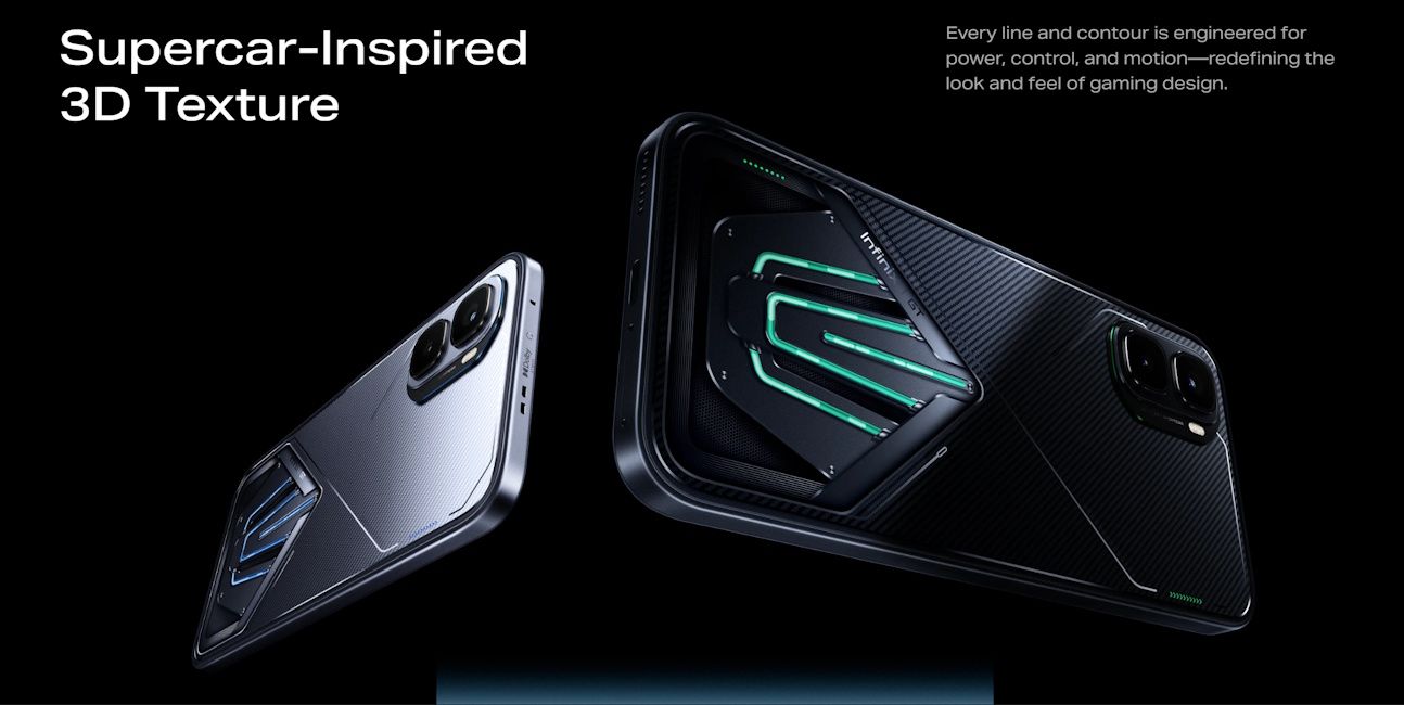 Infinix GT 50 Pro design Infinix GT 50 Pro design