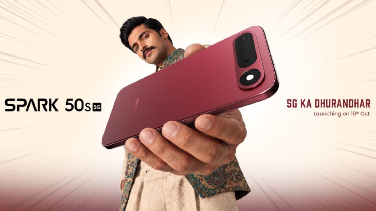 Tecno Spark 50s 5G India Launch Date Confirmed for This Week