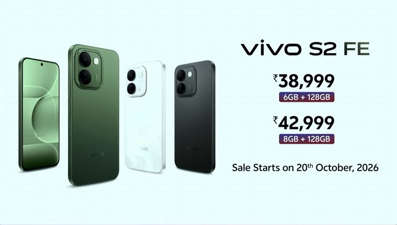 Vivo S2 FE price in India Vivo S2 FE price in India