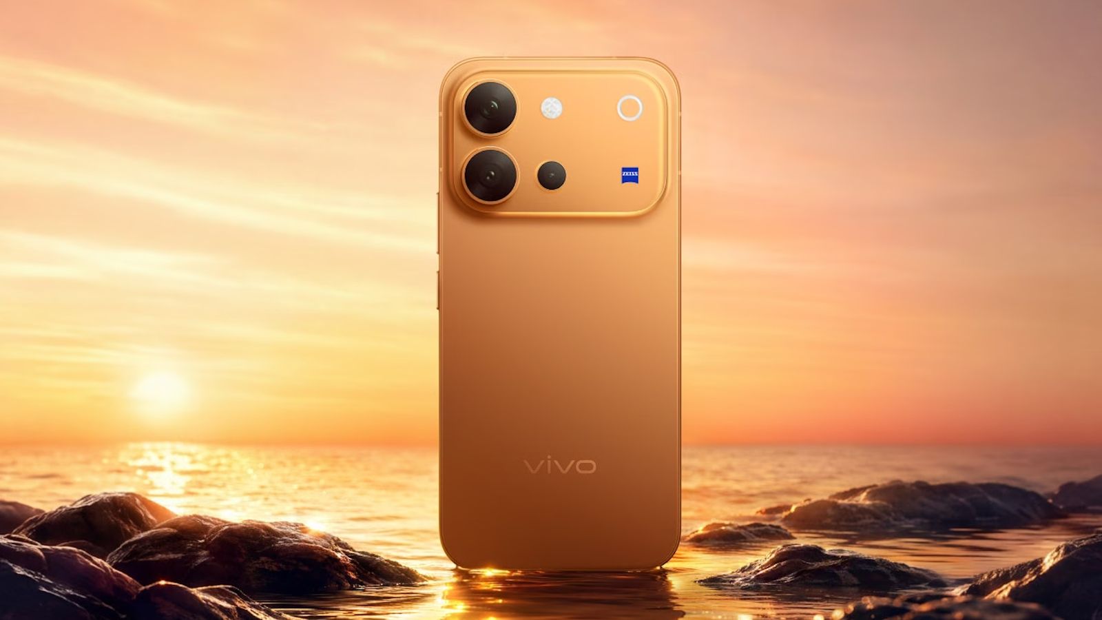 Vivo V80 Orange back design showcased