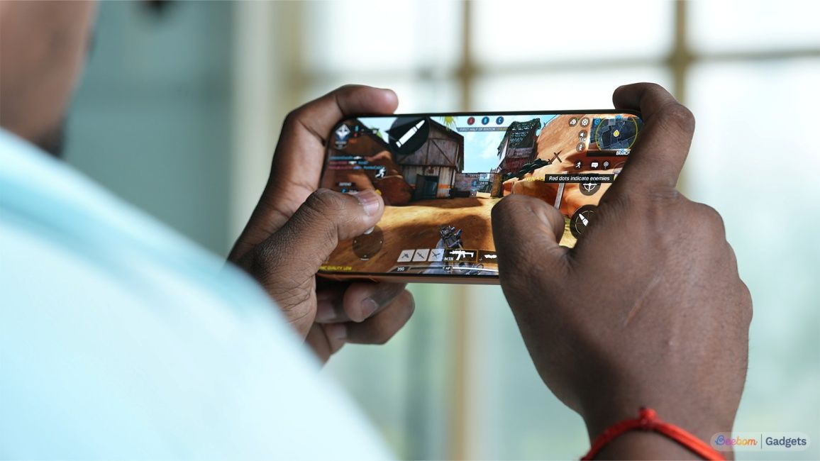 Playing BGMI on the Vivo V80