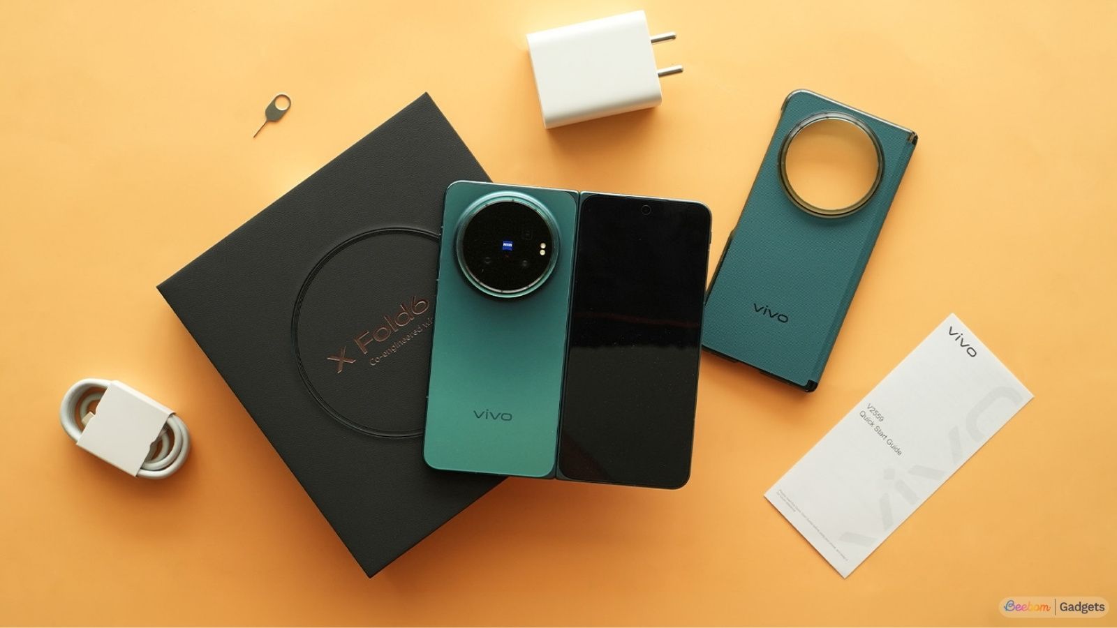 Vivo X Fold 6 box contents showcased