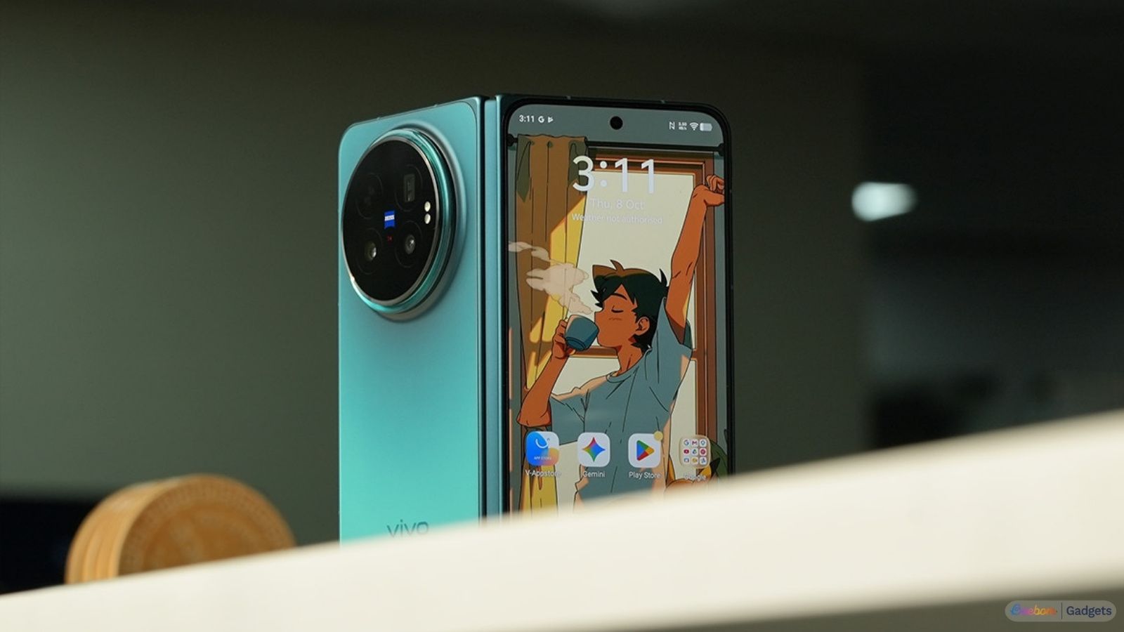 Vivo X Fold 6 cover screen showcased