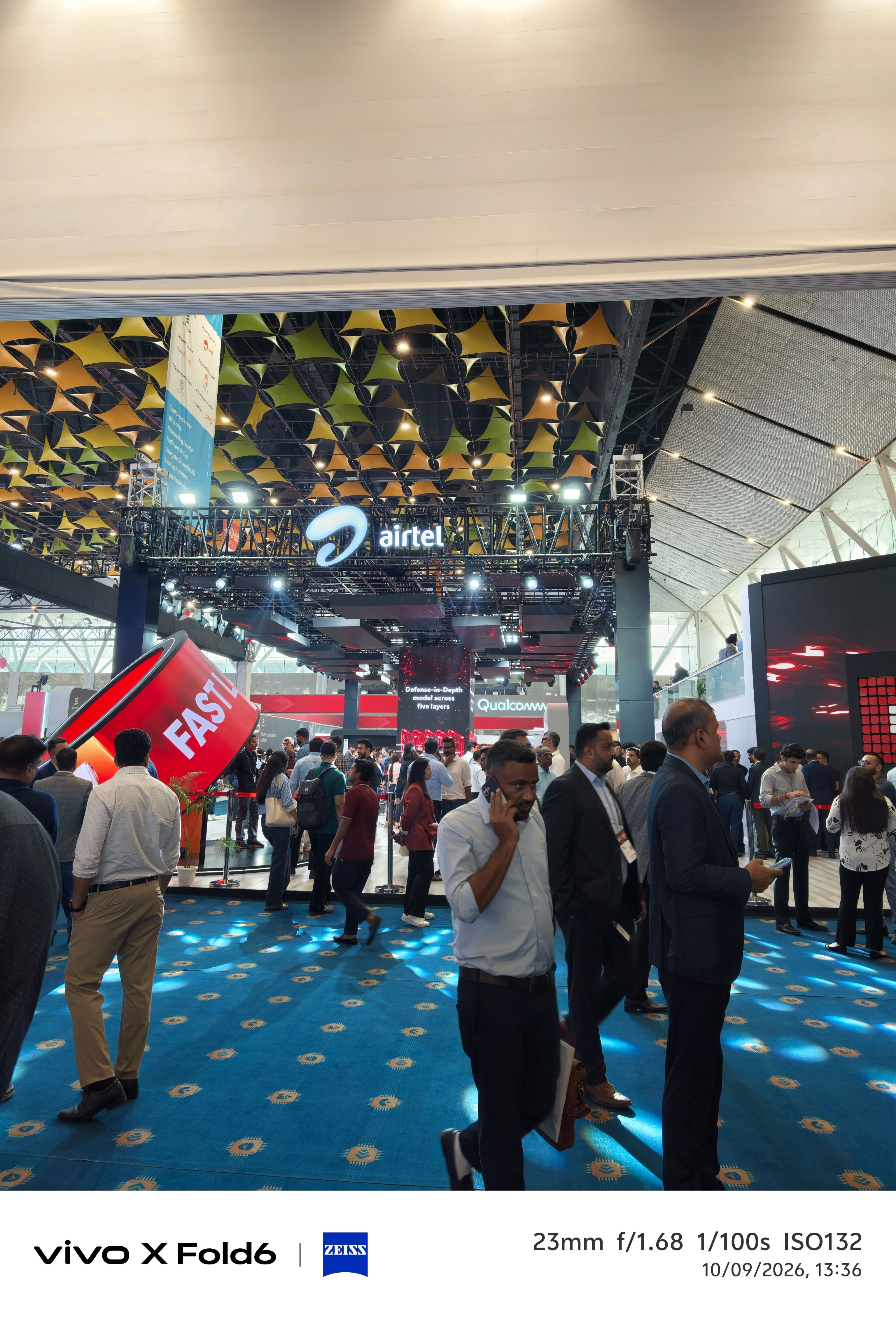 Vivo X Fold 6 day shot of exhibition main camera