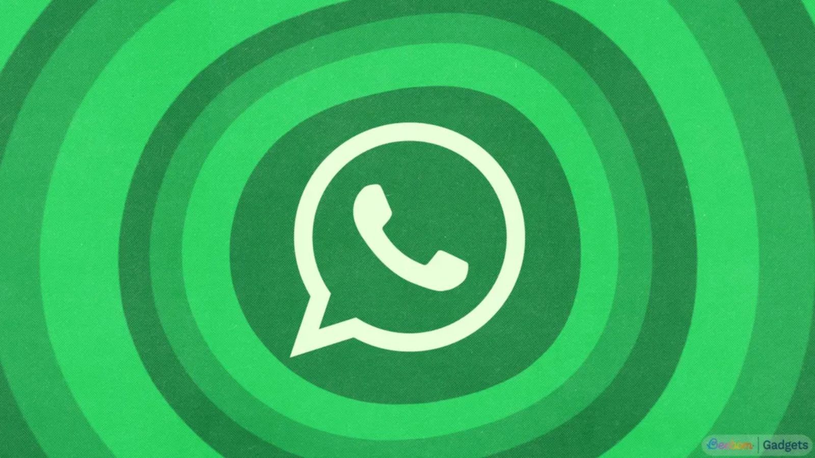 WhatsApp logo on a green background WhatsApp logo on a green background