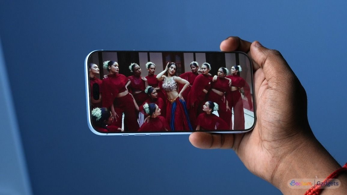 Watching content on the iPhone 18 Pro max display