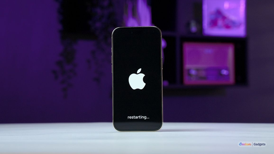 Restarting the iPhone