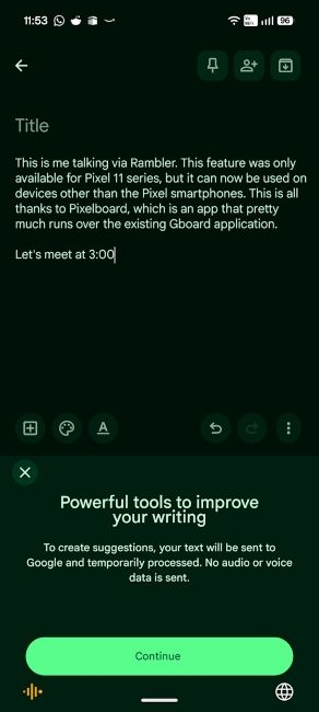 Writing Tools V2 feature confirmation Writing Tools V2 feature confirmation