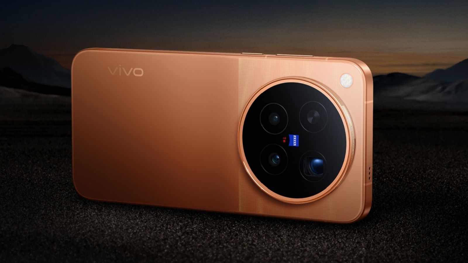 Vivo X500 Pro Max in Sunset Orange Vivo X500 Pro Max in Sunset Orange