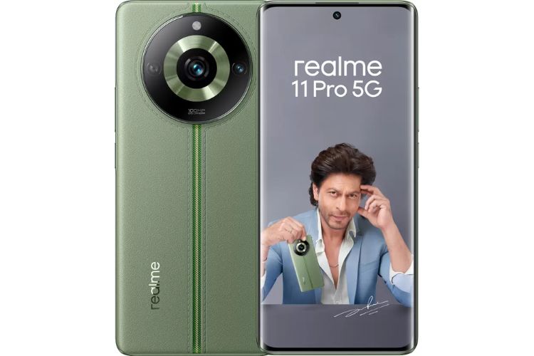 Realme 11 Pro Oasis Green Front and Back