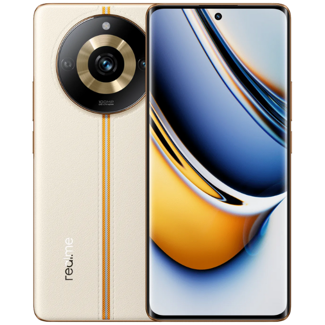 Realme 11 Pro Sunrise Beige Front and Back