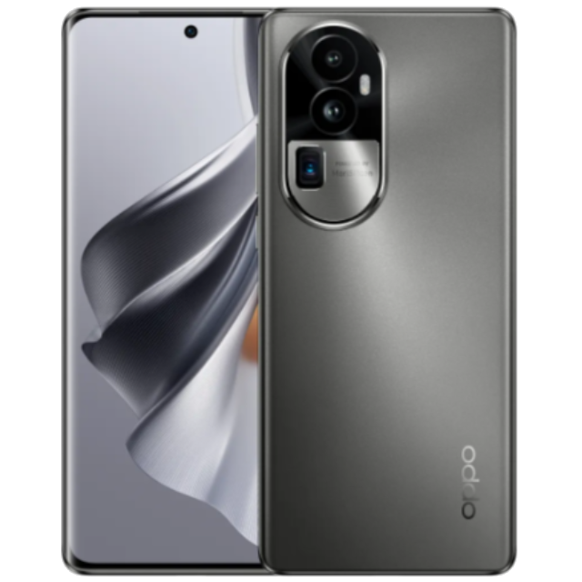 Oppo Reno10 Pro+ Silvery Grey Front and Back