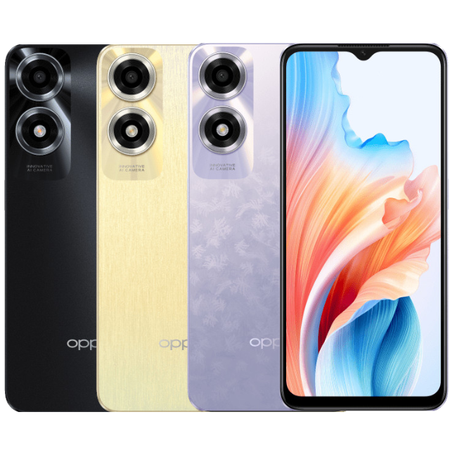 Oppo A2x Front and Back