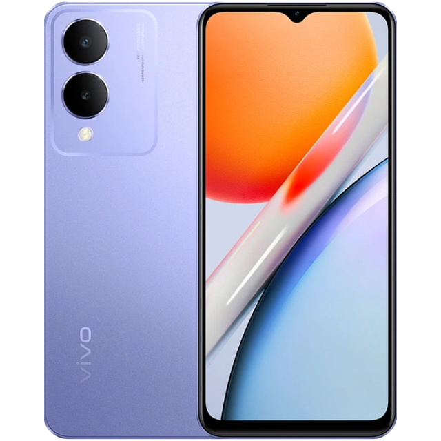 Vivo Y36i Front and Back Purple