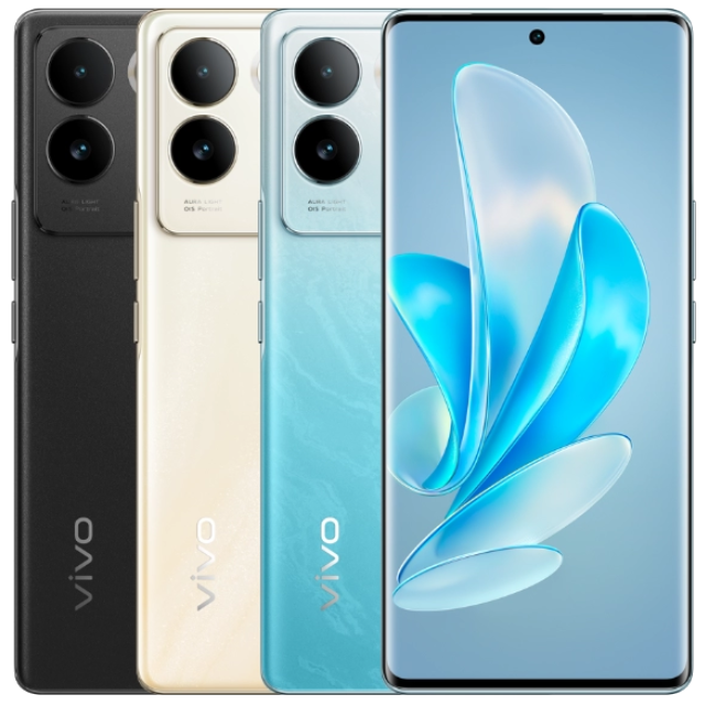 Vivo S17e Front and Back Blue