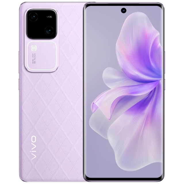 Vivo S18 Front and Back Purple