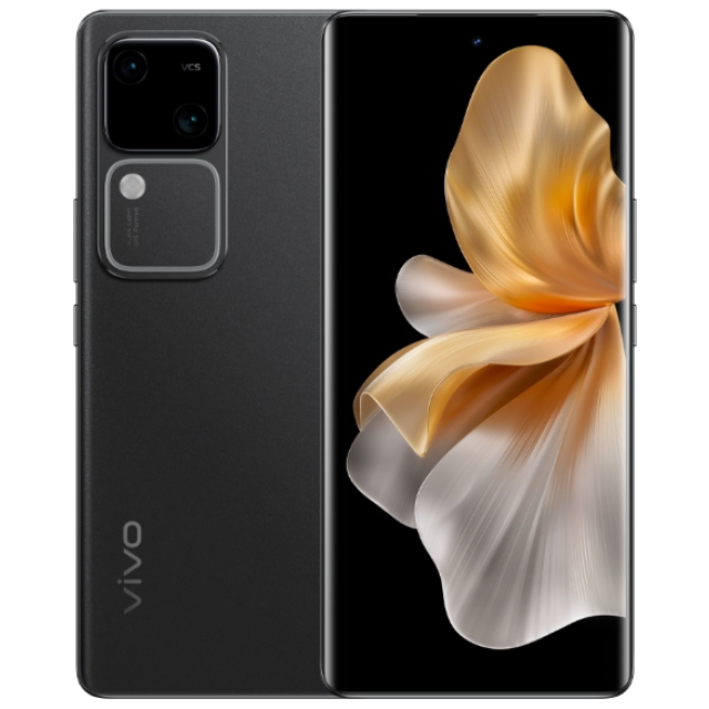 Vivo S18 Front and Back Black