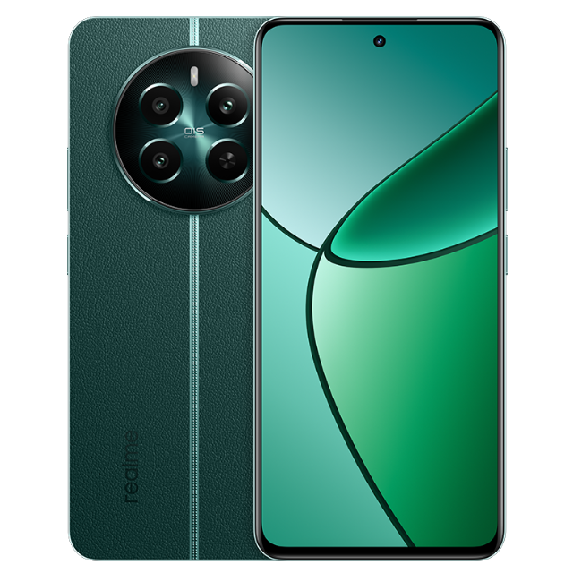 Realme 12 Plus 5G Pioneer Green Front and Back