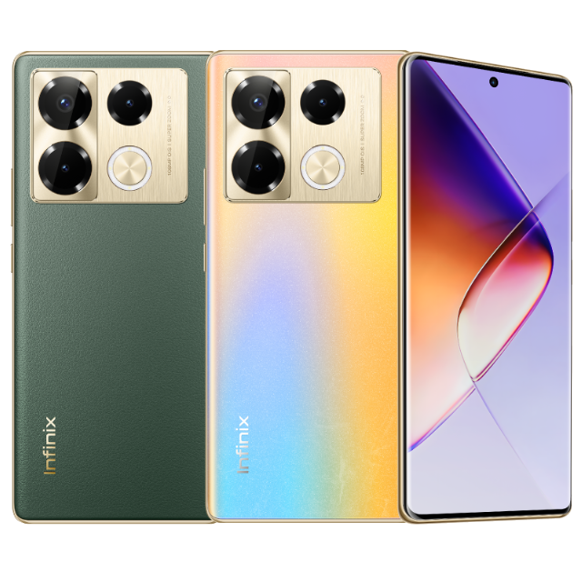 Infinix Note 40 Pro 4G front and back