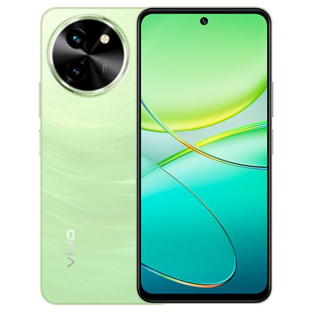 Vivo T3x Front and Back Celestial Green