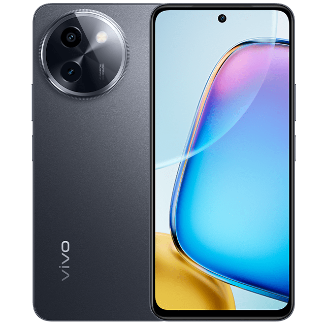 Vivo Y200i Front and Back Black