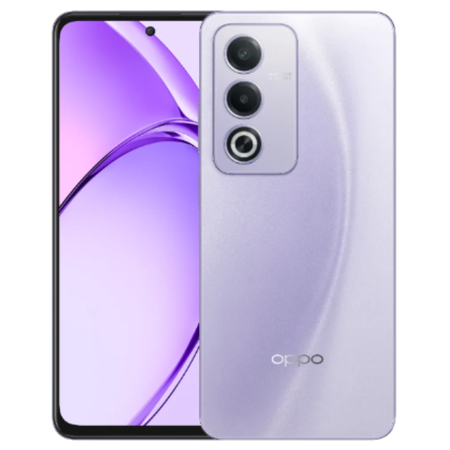 Oppo A3 Pro Moonlight Purple Front and Back