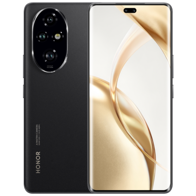 Honor 200 Pro front back Black