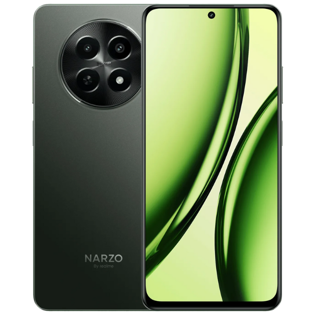 Realme Narzo N65 5G Front and Back Deep Green