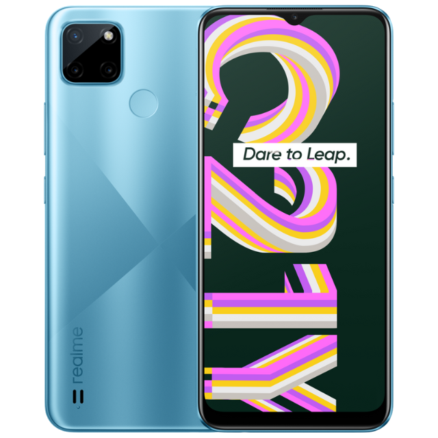 Realme C21Y Front Back Cross Blue