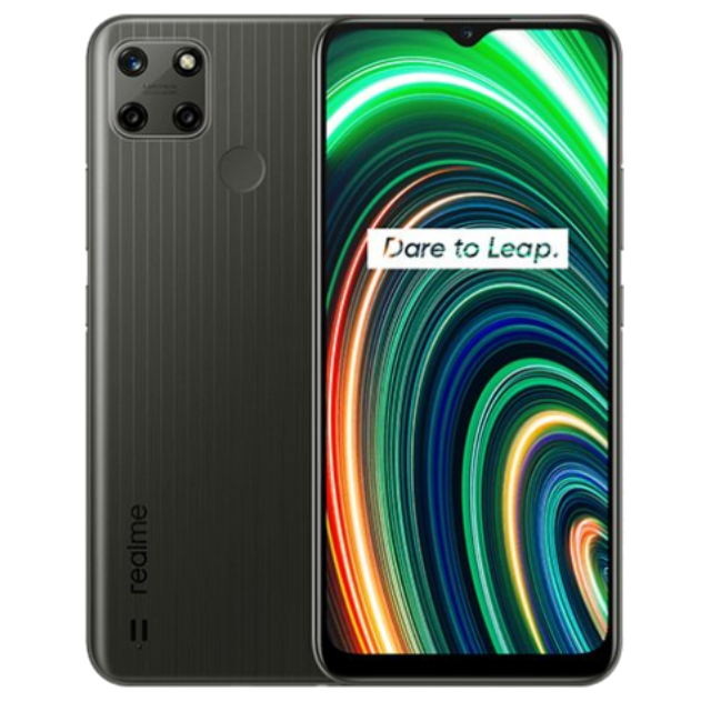 Realme C25Y Front Back Metal Gray