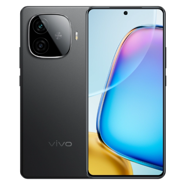 Vivo Y200 GT Front and Back Black
