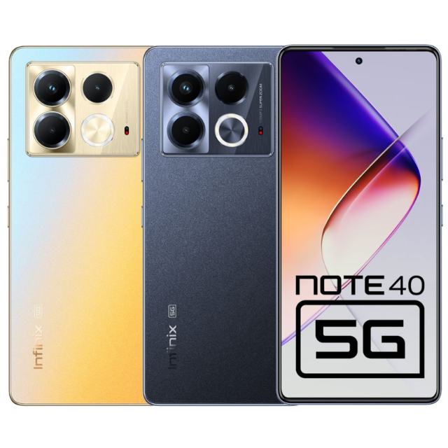 Infinix Note 40 5G front and back