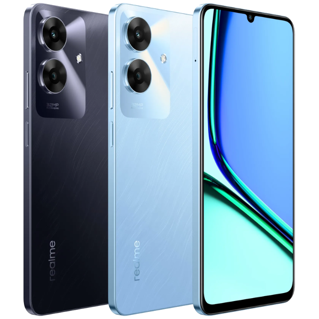 Realme Narzo N61 Front and Back